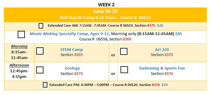 decorative image of week2-9-12 , WEEK 2 June 14-18 Half-Day KC Camp 9-12 Years – Course R 06522 2021-05-03 07:08:44